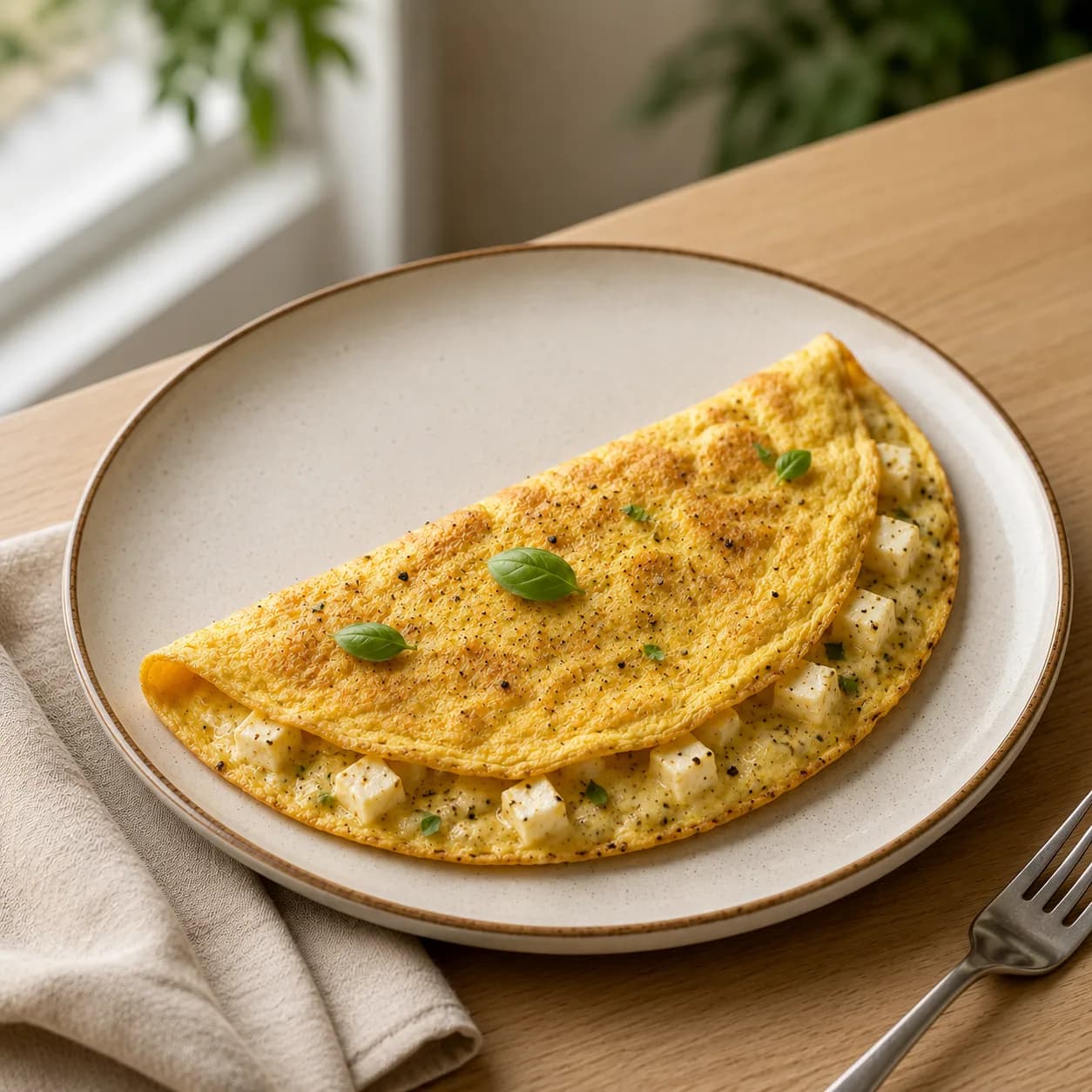 Creamy Paneer Omelette